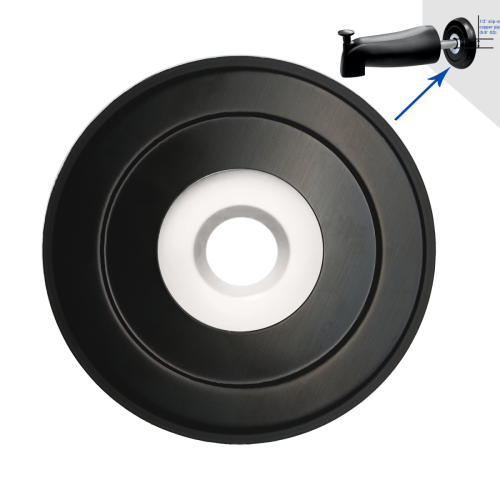 Spout Spacer for Gap Between Spout and Wall